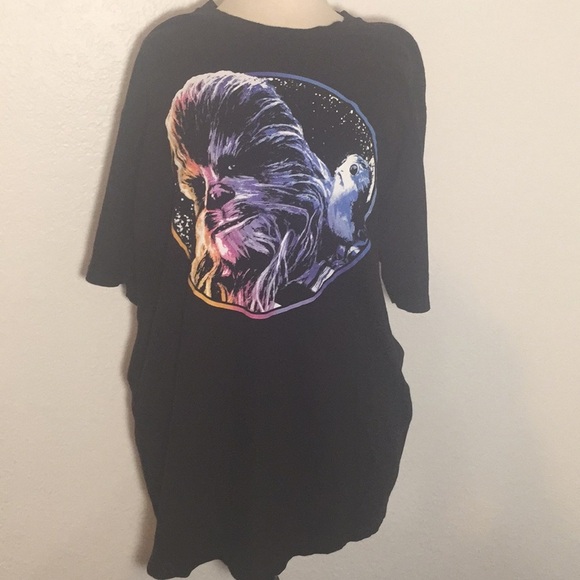 Star Wars Chewbacca Graphic T-Shirt X-Large - Picture 3 of 6